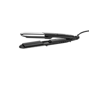 BaByliss ST496E Steam Shine Styler gőzölős hajvasaló és göndörítő, fekete-ezüst