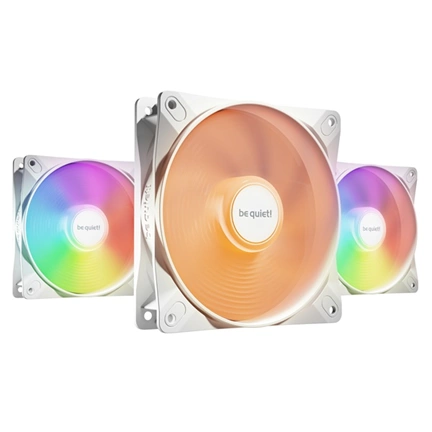 Be Quiet! Light Wings LX rendszerventilátor 120mm PWM 3-Pack White