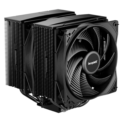 Be quiet! Pure Rock Pro 3 Black processzorhűtő két Pure Wings 3 120mm-es PWM ventilátorral
