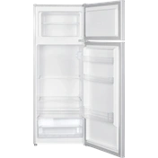 Beko RDSO206K40SN felülfagyasztós hűtőszekrény, E energiaosztály, ezüst, 169 (hűtőtér) + 37 (fagyasztótér) liter