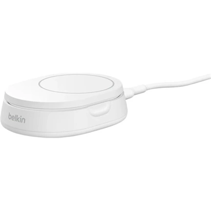 Belkin BoostCharge Pro vezeték nélküli töltőállvány Qi2-vel, átalakítható, mágneses, 15W, fehér