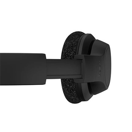 Belkin SoundForm Adapt vezeték nélküli fejhallgató mikrofonnal, Bluetooth, 3,5mm, összecsukható, zajszűrés, fekete