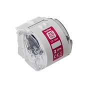 Brother CZ-1004 Feliratozógép szalag 25mmx5m Fehér-színes