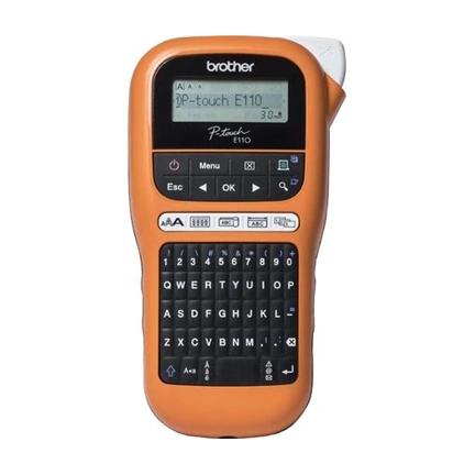 Brother PT-E110VP Címkenyomtató Orange/Black