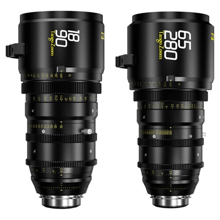 DZOFILM Tango Zoom Super35 18-90mm és 65-280mm T2.9 - 4 PL/EF Imperial