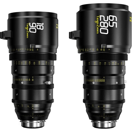 DZOFILM Tango Zoom Super35 18-90mm és 65-280mm T2.9 - 4 PL/EF Metrikus