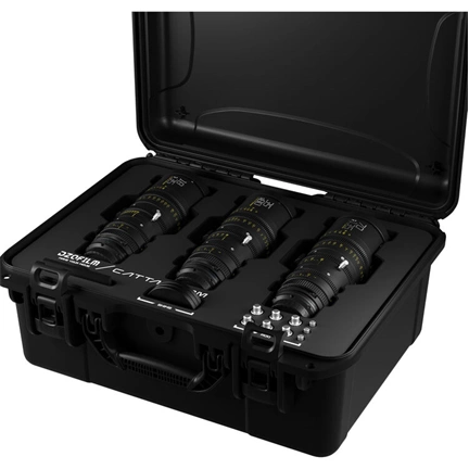 DZOFILM Catta Zoom 18-35mm, 35-80mm és 70-135mm T2.9 szett (E-Mount) fekete