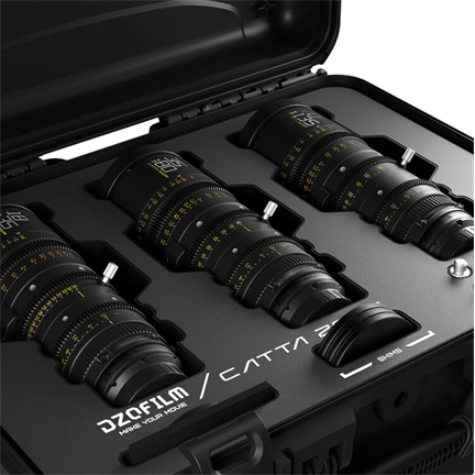 DZOFILM Catta Zoom 18-35mm, 35-80mm és 70-135mm T2.9 szett (E-Mount) fekete