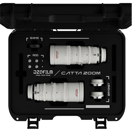 DZOFILM Catta Zoom 18-35mm és 35-80mm T2.9 szett (E-Mount) fehér