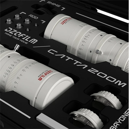 DZOFILM Catta Zoom 18-35mm és 35-80mm T2.9 szett (E-Mount) fehér