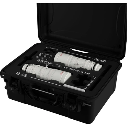 DZOFILM Catta Zoom 35-80mm és 70-135mm T2.9 szett (E-Mount) fehér
