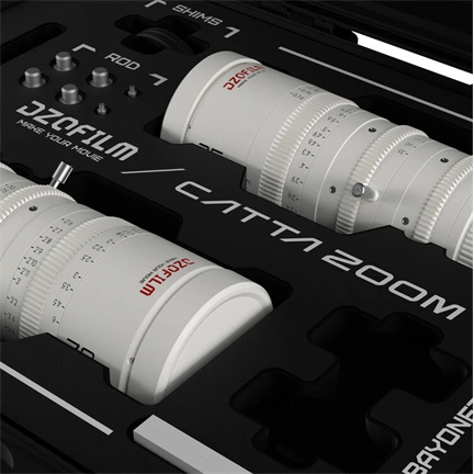 DZOFILM Catta Zoom 35-80mm és 70-135mm T2.9 szett (E-Mount) fehér