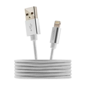 CANYON MFI-3 USB/Lightning kábel gyöngyfehér