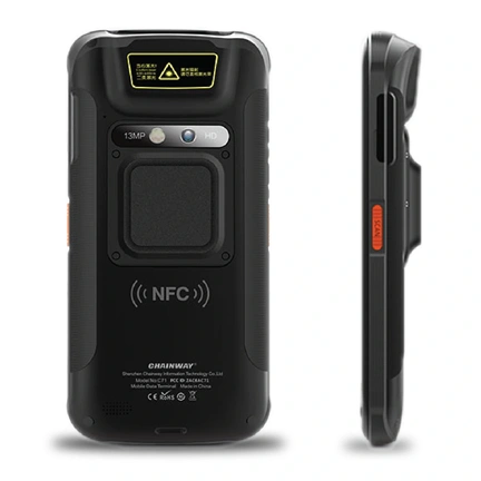 CHAINWAY C71 vonalkódolvasó és ipari adatgyűjtő – 5.2" 1920×1080, IP65, 4GB/64GB, 4G, SE4710 2D szkenner
