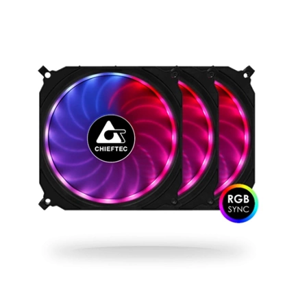 CHIEFTEC CF-3012-RGB 3x120mm Fan + Controller