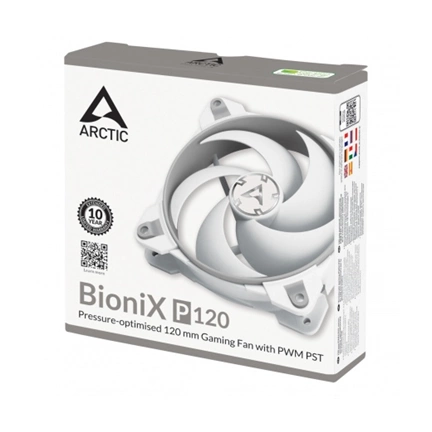COOLER ARCTIC BioniX P120 - Grey/White (PWM, PST)
