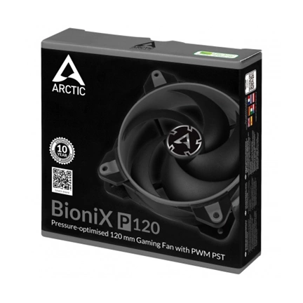 COOLER ARCTIC BioniX P120 - Grey (PWM, PST)