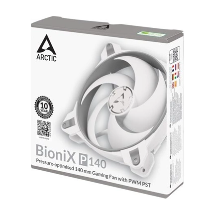 COOLER ARCTIC BioniX P140 - Grey/White (PWM, PST)