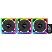 COOLER AeroCool Edge 14 Pro RGB 3db-os csomag