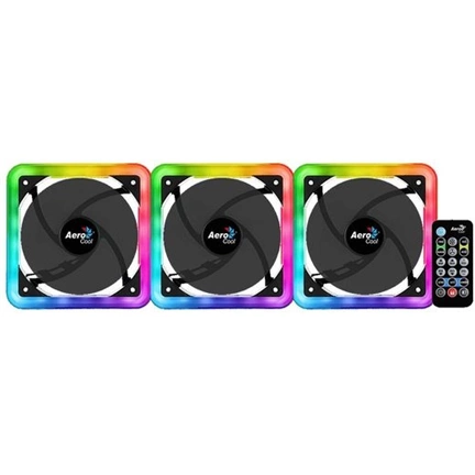COOLER AeroCool Edge 14 Pro RGB 3db-os csomag