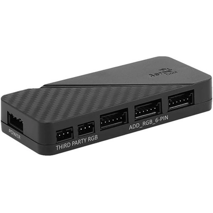 COOLER  Aerocool Astro12 Pro 12cm 3db-os szett + Vezérlő
