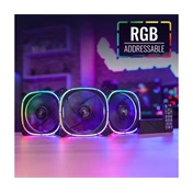 COOLER  Aerocool Astro12 Pro 12cm 3db-os szett + Vezérlő