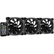 COOLER  Aerocool Astro12 Pro 12cm 3db-os szett + Vezérlő
