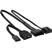 COOLER  Aerocool Eclipse 12 Pro 12cm 3db-os szett + Vezérlő