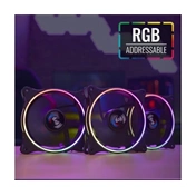 COOLER  Aerocool Eclipse 12 Pro 12cm 3db-os szett + Vezérlő