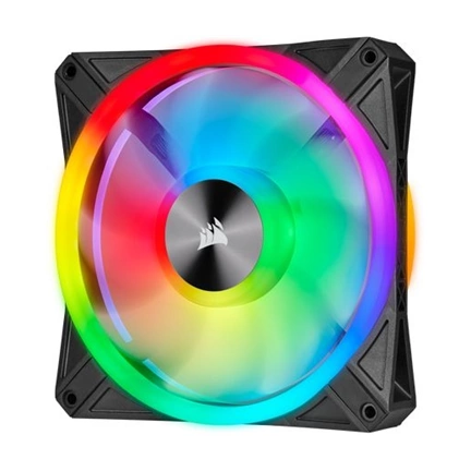 COOLER Corsair iCUE QL140 RGB 140mm PWM Dual Fan Kit with Lighting Node CORE