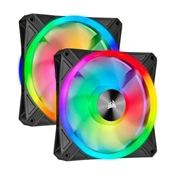 COOLER Corsair iCUE QL140 RGB 140mm PWM Dual Fan Kit with Lighting Node CORE