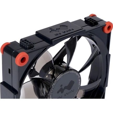 COOLER In Win Aurora RGB Triple Pack 12cm (Black/Red)