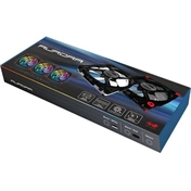 COOLER In Win Aurora RGB Triple Pack 12cm (Black/Red)