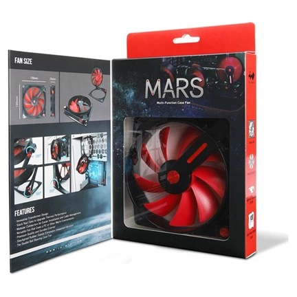 COOLER In Win Mars Fan (Red)