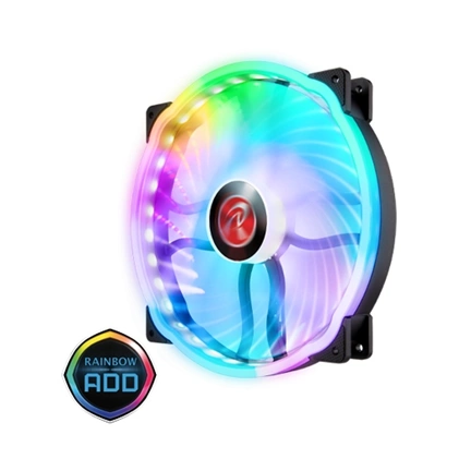 COOLER RAIJINTEK Anemi 20 RGB LED ventilátor - 200mm