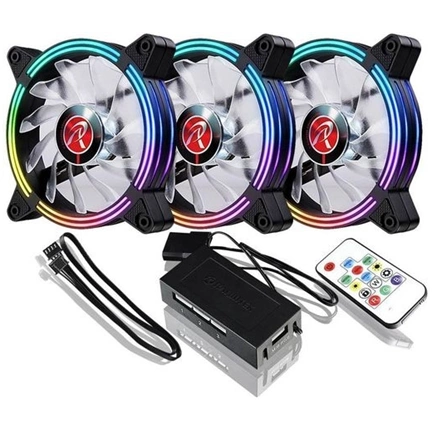 COOLER RAIJINTEK SKLERA 12 RBW ARGB 120mm 3-Pack