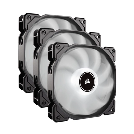 CORSAIR Air Series AF120-LED (2018) 120mm White Triple Pack