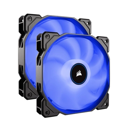 CORSAIR Air Series AF140-LED (2018) 140mm Blue Dual Pack