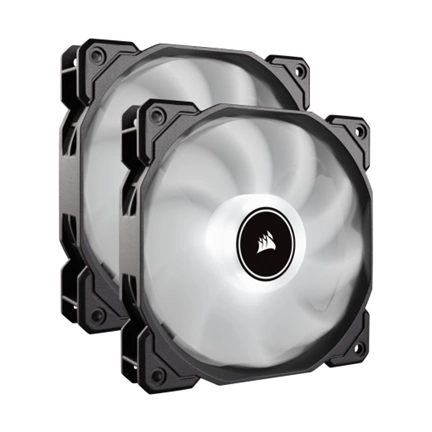 CORSAIR Air Series AF140-LED (2018) 140mm White Dual Pack