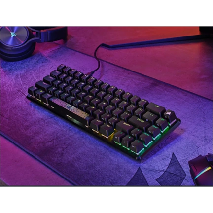 CORSAIR K65 PRO MN BLK OPX SILVER Gamer billentyűzet