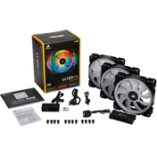 CORSAIR LL120 Dual Light Loop RGB LED PWM 120mm - 3 Fan Pack