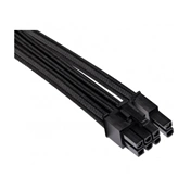 CORSAIR Premium Individually Sleeved PCIe Cables (Single Connector) Type 4 Gen 4 – Black
