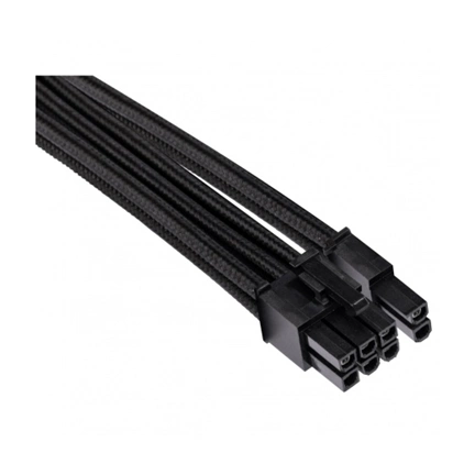 CORSAIR Premium Individually Sleeved PCIe Cables (Single Connector) Type 4 Gen 4 – Black