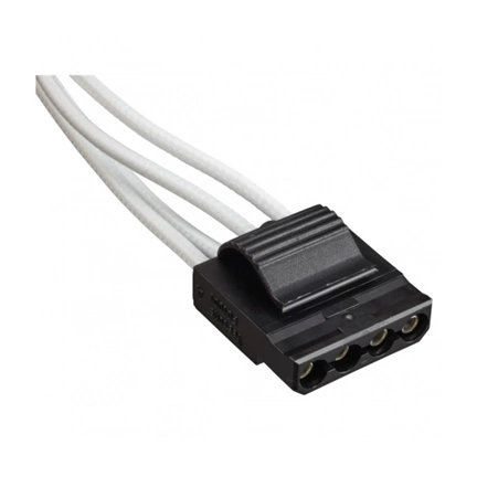 CORSAIR Premium Individually Sleeved Peripheral Cable, Type 4 (Generation 3) - White