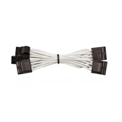 CORSAIR Premium Individually Sleeved Peripheral Cable, Type 4 (Generation 3) - White