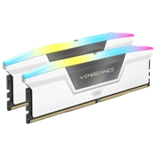 CORSAIR Vengeance RGB DDR5 6000MHz CL36 32GB Kit2 AMD Expo White