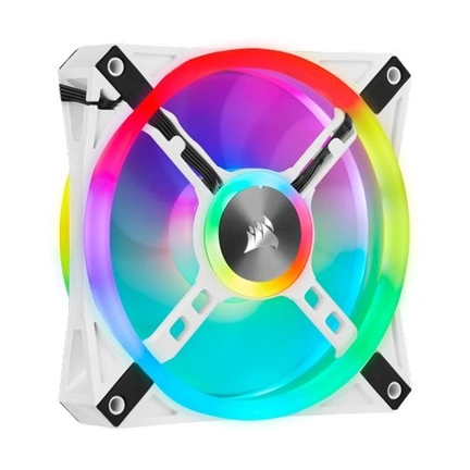 CORSAIR iCUE QL120 120mm RGB White Triple