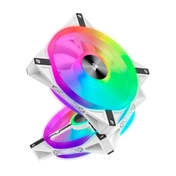 CORSAIR iCUE QL140 140mm RGB White Dual