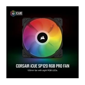 CORSAIR iCue SP120 RGB PRO Performance 120mm Triple Fan Kit with Lighting Node CORE