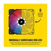 CORSAIR iCue SP120 RGB PRO Performance 120mm Triple Fan Kit with Lighting Node CORE